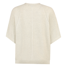Ivy & You Dames Vest Aps-117vestv-hals Wit