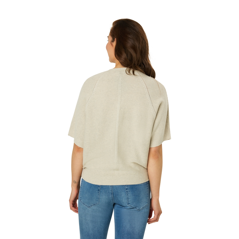 Ivy & You Dames Vest Aps-117vestv-hals Wit