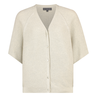 Ivy & You Dames Vest Aps-117vestv-hals Wit