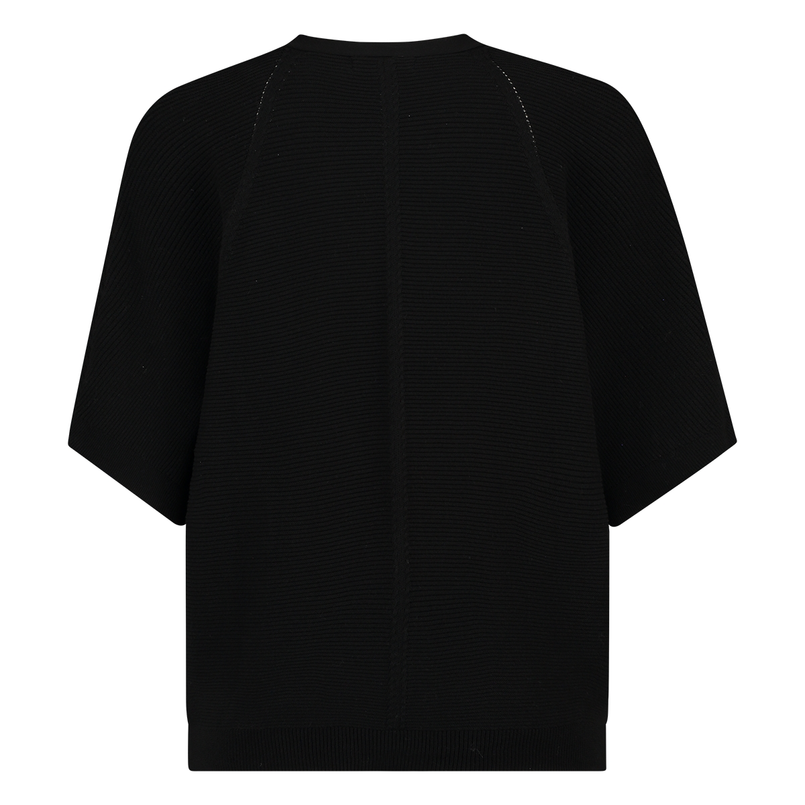Ivy & You Dames Vest Aps-117vestv-hals Zwart