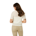Ivy & You Dames Vest Aps-119 OFF-WHITE