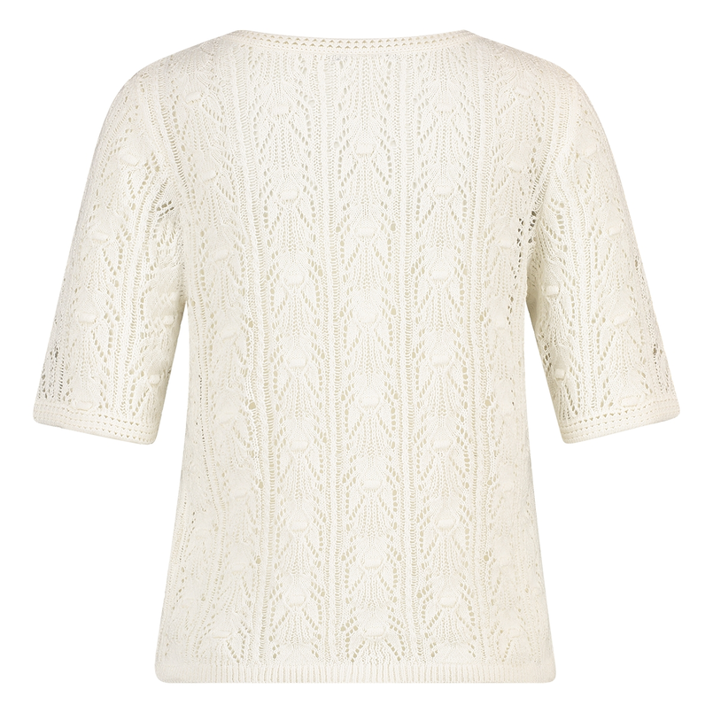 Ivy & You Dames Vest Aps-119 OFF-WHITE
