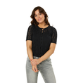 Ivy & You Dames Vest Aps-119 Zwart