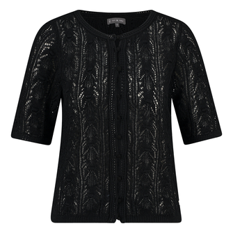 Ivy & You Dames Vest Aps-119 Zwart