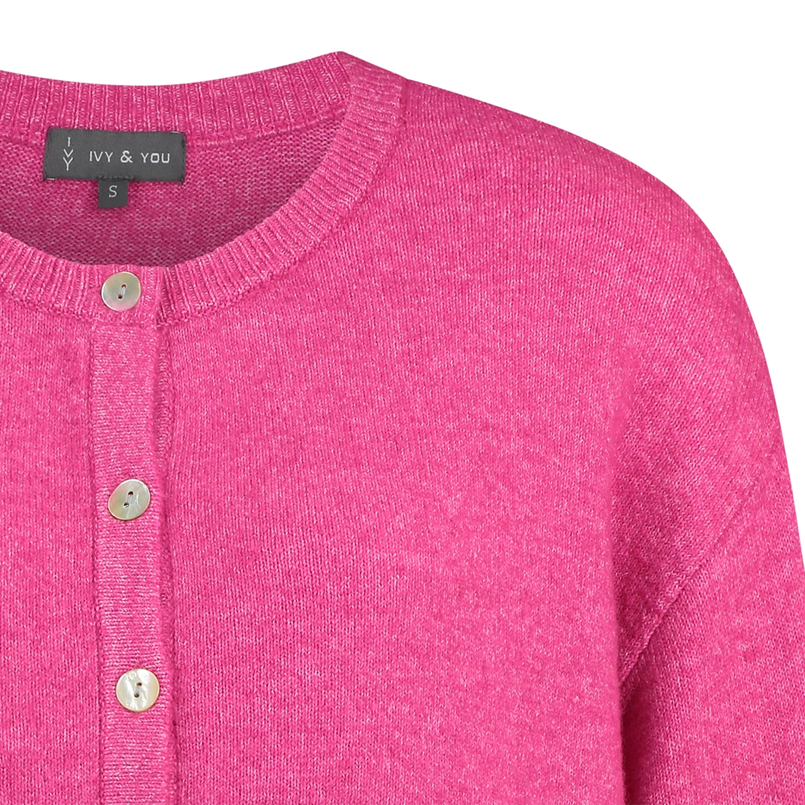 Ivy & You Dames Vest APW-143 Fuchsia