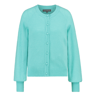 Ivy & You Dames Vest Strw-01vestjer-hals Aqua