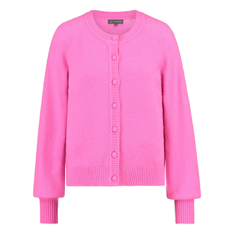 Ivy & You Dames Vest Strw-01vestjer-hals Fuchsia