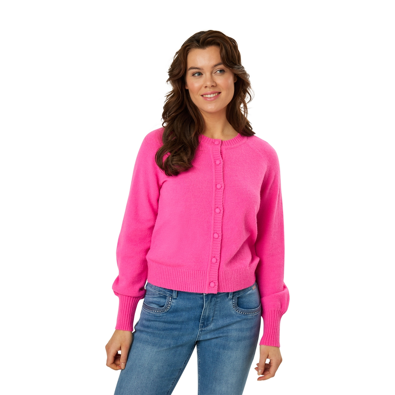 Ivy & You Dames Vest Strw-01vestjer-hals Fuchsia
