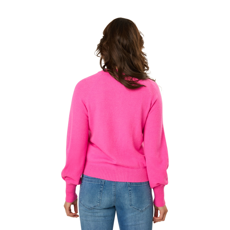 Ivy & You Dames Vest Strw-01vestjer-hals Fuchsia