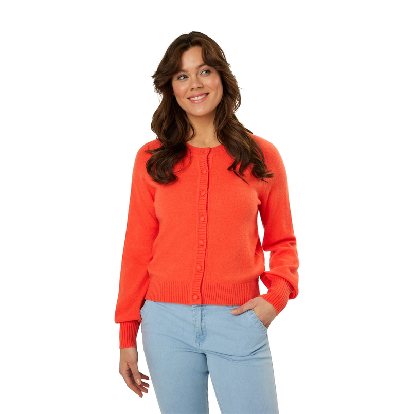 Ivy & You Dames Vest Strw-01vestjer-hals Oranje