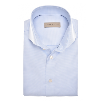 John Miller Heren Overhemd 5141966 Bleu