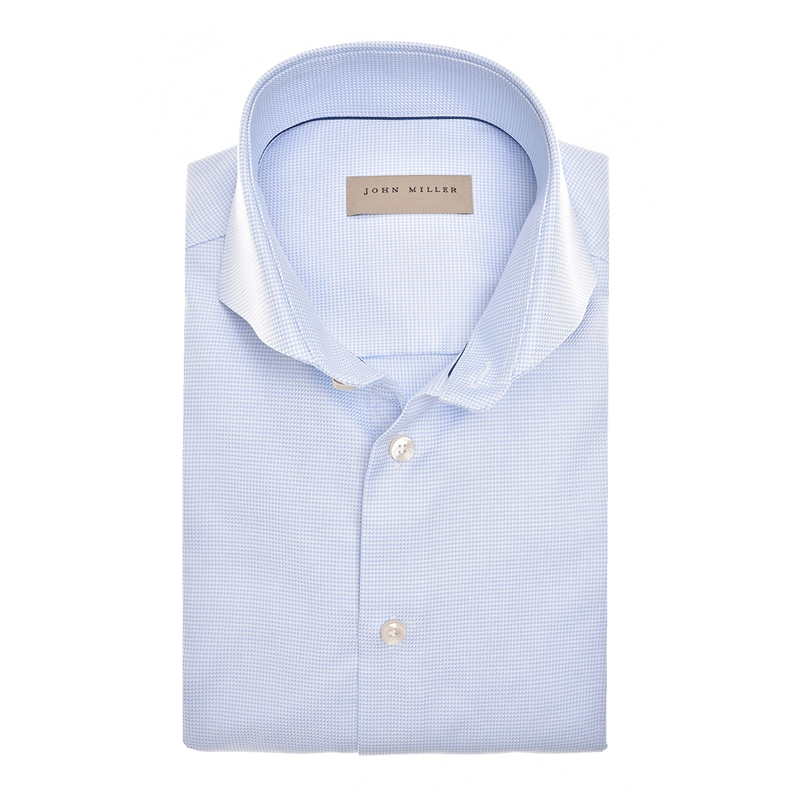 John Miller Heren Overhemd 5141966 Bleu
