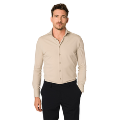 John Miller Heren Overhemd 5142035 Midden bruin