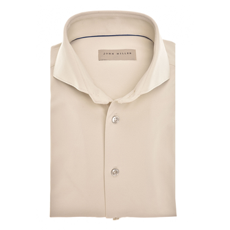 John Miller Heren Overhemd 5142035 Midden bruin