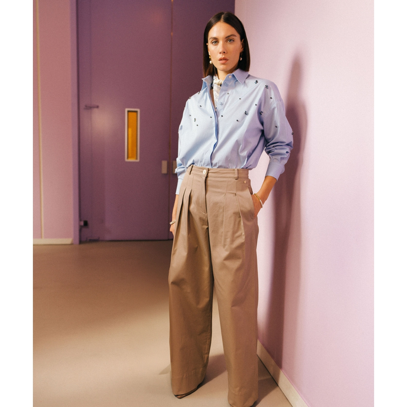 Josh V Dames Blouse Lova Bleu
