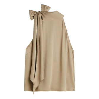 Josh V Dames halter top YANIEK Midden bruin