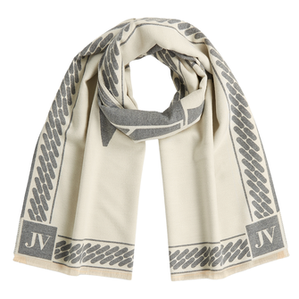 Josh V Dames Shawl JV-2508-1807 LANA Grijs dessin