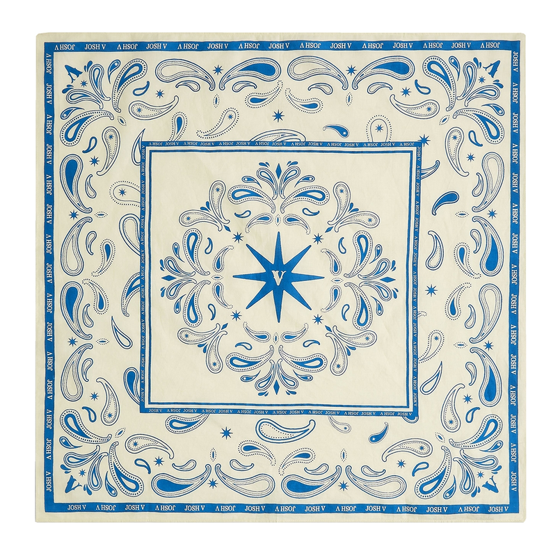 Josh V Dames Sjaal Marlie Blauw dessin