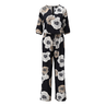 K-Design Dames Jumpsuit A107 Zwart dessin