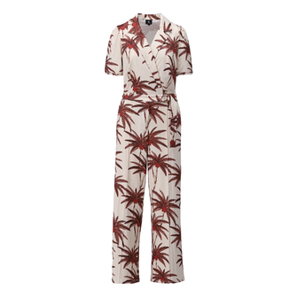 K-Design Dames Jumpsuit A310 Rood dessin