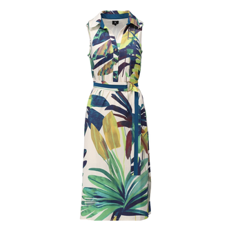 K-Design Dames Jurk A321 Groen dessin