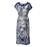 K-Design Dames Jurk A328 Blauw dessin