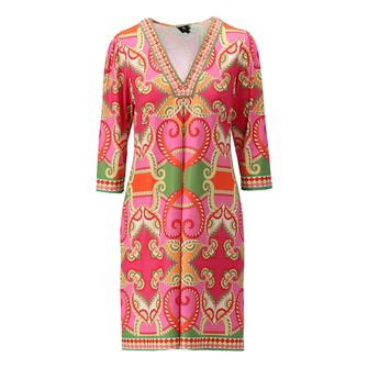 K-Design Dames Jurk A400 Rood dessin