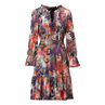 K-Design Dames jurk print Rood dessin