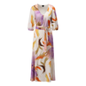 K-Design Dames Maxi-jurk A324 Oranje