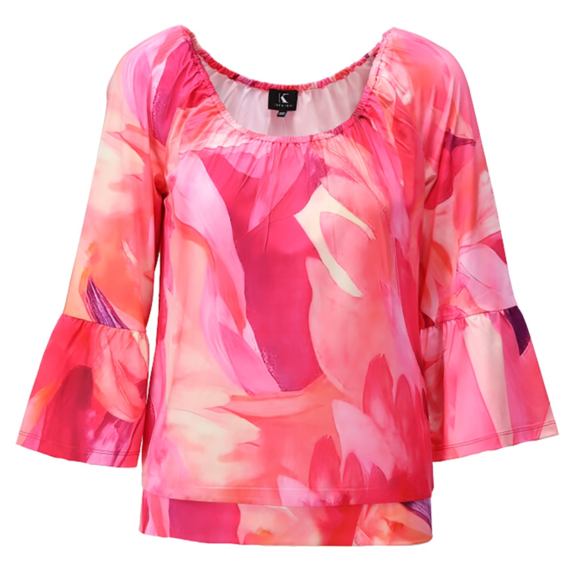 K-Design Dames Top A201 Roze