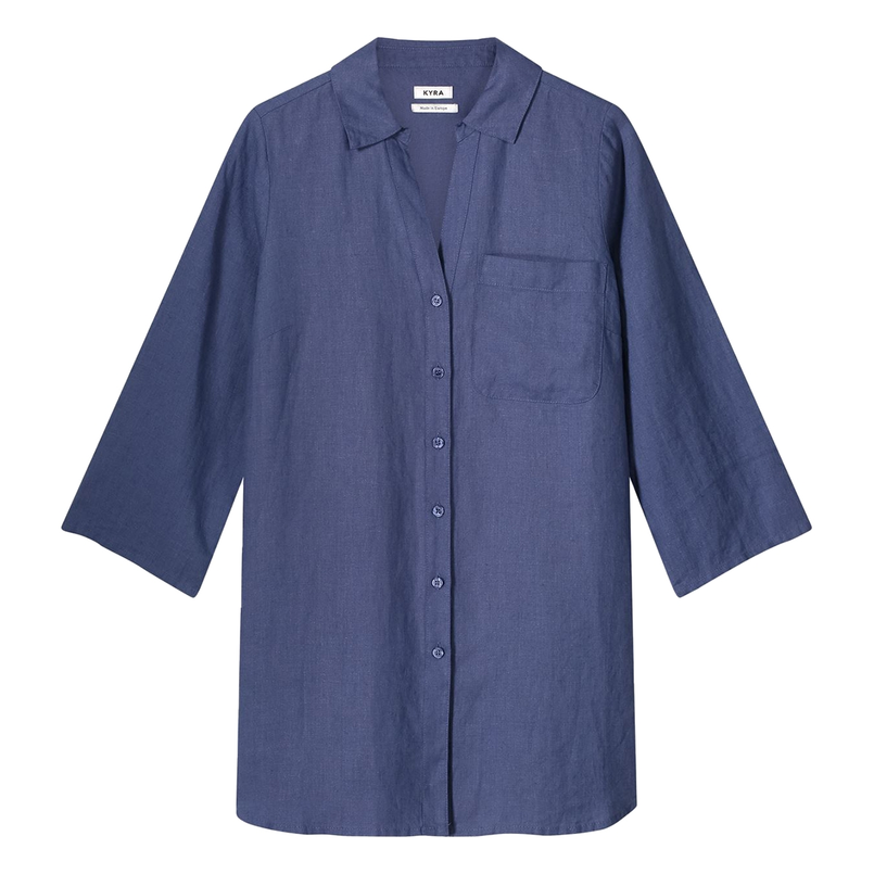 Kyra Dames Blouse Mabel Blauw