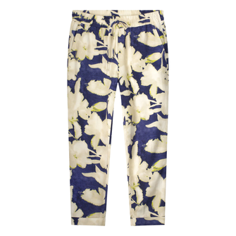 Kyra Dames Broek Keetie Blauw dessin