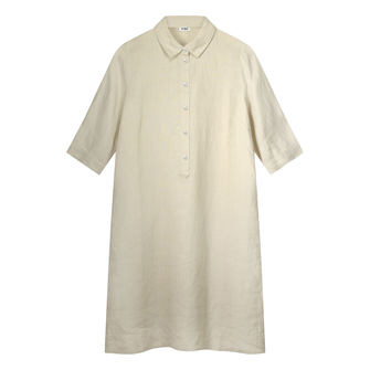 Kyra dames polo jurk Zand