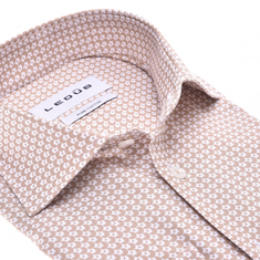 Ledub Heren Overhemd 0142800 Beige