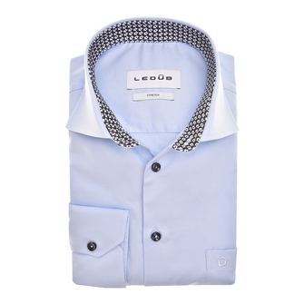 Ledub Heren Overhemd 0142805 Bleu