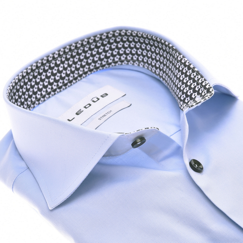 Ledub Heren Overhemd 0142805 Bleu