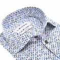 Ledub Heren Overhemd 0142821 Aqua