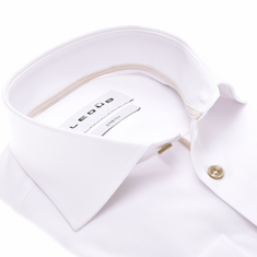 Ledub Heren Overhemd 0142833 Bruin dessin