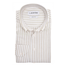 Ledub Heren Overhemd 0142883 Bruin dessin