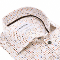 Ledub Heren Overhemd 0142905 Beige