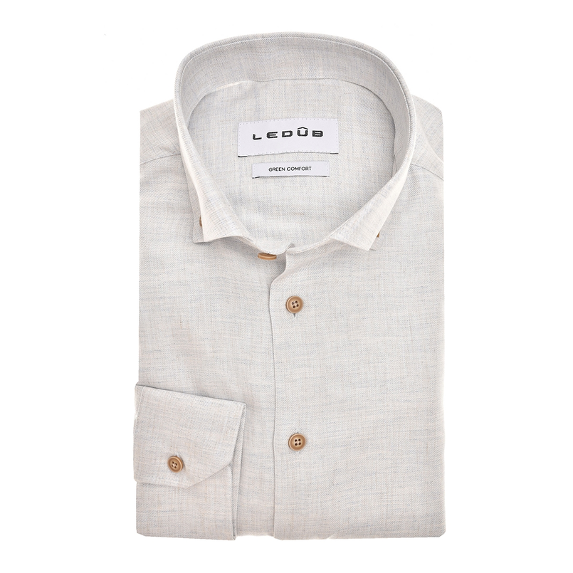 Ledub Heren Overhemd 0142915 Bleu