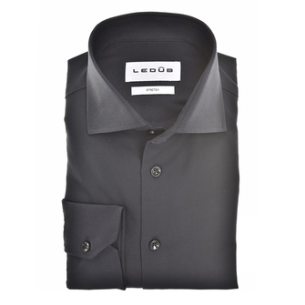 Ledub Heren Overhemd 0323516 Zwart