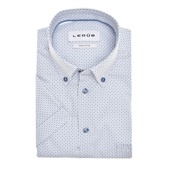 Ledub Heren Overhemd 0702041 Royal blue