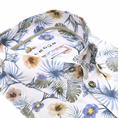 Ledub Heren Overhemd 0702056 Midden blauw
