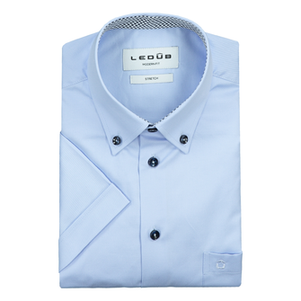Ledub Heren Overhemd 0702067 Bleu