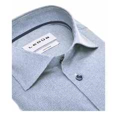 Ledub Heren Overhemd 143094 Bleu