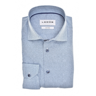 Ledub Heren Overhemd 143094 Bleu