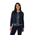 Les Copines Dames Blazer 25023jasjewafelstruc Navy