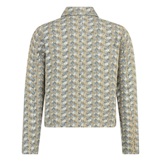 Les Copines Dames Blazer 25059jacquardjacket Camel