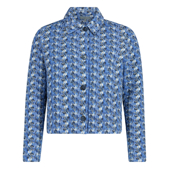 Les Copines Dames Blazer 25059jacquardjacket Navy